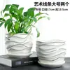 Vaso de Flores Cerâmica Atacado Liquidação Grande Extra Grande com Prato Simples Rabanete Verde Planta-Aranha Plástico Suculenta Pequena Vaso de Flores Outros