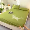 Roupa de cama grade fofa princesa impermeável capa de cama à prova de urina colchão capa completa de colchão peça única atacado transfronteiriço fábrica