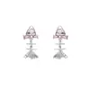 Pendientes de Hueso de Pescado Calientes Transfronterizos Moda Europea y Americana Diseño de Nicho Lujo Ligero Lindos Elegantes Versátiles Dulce Fresco Estilo Joyería