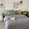 Lujo Ligero Set de Cuatro Piezas 100% Algodón de Fibra Larga Clase A Todo Algodón Estilo Merade Sábana Plana Funda Nórdica Sábana Bajera 100% Algodón Set de Tres Piezas Ropa de Cama