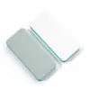 Lixa de Unha Coração Verde Polida dos Dois Lados Manicure Polimento Esfregando Bloco Prateado Peixe de Brinquedo Verde e Branco Bloco de Polimento para Aquário