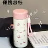 Nueva taza térmica mini, acero inoxidable 316, capacidad pequeña, portátil para uso en exteriores, tamaño de bolsillo, diseño simple, ideal como regalo, con asa