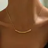 Joyería de Moda Estilo Europeo y Americano Transfronteriza Versátil Collar de Línea Plegada Personalidad Sencilla Lujo Ligero Collar de Gama Alta