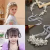 Guirnalda Infantil Tiara Diadema de Princesa Corona Súper Hada Diadema para Dama de Honor Diadema para Niña Accesorios para el Cabello Pasador para Niñas