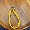 Nuevo cordón de poliéster de siete colores dopamina para teléfono móvil, mochila, etiqueta de equipaje, colgante de moda, cordón de equipaje tejido