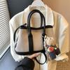 Bolsa Feminina Super Moderna Color-Blocking de Nicho 2026 Nova Versátil Bolsa Transversal Bolsa de Mão Fashionável Bolsa Tote Pequena Mais Vendida no Verão