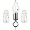 Aohu silicone grande objeto anti-embrulho feijão anti-sub-thread enrolamento de oito palavras manga anel grande objeto feijão engrenagem de pesca linha principal Acessórios Atacado