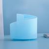Portalápices giratorio simple, caja de acabado de escritorio multifuncional para cosméticos, papelería, caja de almacenamiento de cocina