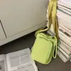 2025 Nueva Bolsa para Teléfono Móvil Multicapa Bolsa Pequeña para Pasaporte Bolsa de Tela de Nylon Ligera para Mujer Bolso Cruzado de Hombro Casual Repelente al Agua
