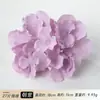 Flores artificiales de tono morado, abanico de novia, linterna de festival, pasador DIY, birrete de graduación, kit de materiales para tocado