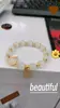 Pulseira Coelho de Jade da Marca Fu para Mulheres 2022 Nova Popular Novo Estilo Chinês Joia de Coelho Pulseira de Estudante de Alto Valor Melhor Amiga