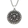 Moderna Elegante Creativa Dominante Anillo Collar Cabeza Multi-esqueleto Hombres y Mujeres Calle Hip-hop Punk Colgante Colgante
