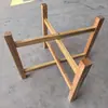 Patas de Mesa de Madera Maciza al por Mayor para Banquetes, Bodas, Puestos de Comida, Restaurantes Rústicos, Mesas de Comedor, Mesas Redondas de Madera Maciza y Patas de Mesa a Juego