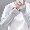 Mangas de Hielo de Seda para Hombres y Mujeres de Verano Mangas de Hielo Mangas Protectoras Solares Anti-UV Hielo Fresco Delgadas Protector de Mano Izquierdo Mangas Izquierdas