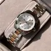 Reloj de la Reina Madre Occidental Nuevo Rojo Rosa Azul Hielo Banda de Acero Esfera Pequeña Reloj de Pulsera de Cuarzo Banda de Acero Reloj para Mujer Color Pitahaya
