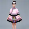 Nuevo Traje Minoritario 3 de Marzo Niños Yao Miao Niña de Danza vestido Traje Zhuang de Guangxi