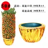 Saco para Vaso de Flores Plantio Laranja Decoração de Shopping Tecido Tecido para Vasos de Casamento Conjunto Dourado Tecido Evento Hotel Estampagem a Quente Conferência Metabo
