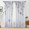 Cortinas Blackout para Sala de Estar y Dormitorio de Dropshipping de Temu, Cortinas Dobles Transfronterizas para Balcón de Hotel, Ventana Mirador, Cortinas Perforadas Gruesas