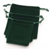 Bolsa de Joyería Terciopelo Cordón Bolsillo con Solapa Pantalones Bolsa de Joyería Delicada Terciopelo Anillo Collar Bolsa de Almacenamiento de Joyería Bolsa para Aretes