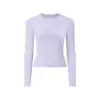 Camiseta Deportiva Casual de Manga Larga Antibacteriana Transpirable Ajustada para Yoga, Running, Entrenamiento, Top de Fitness