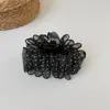 Pinza para el pelo de encaje y malla floral de verano con un toque de alta gama, elegante accesorio para el cabello para mujer