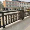 Barandales de Balcón de Aleación de Aluminio, Barandales de Imitación Piedra, Pasamanos de Escalera para Villas de Mármol, Cercas de Columnas Romanas para Terrazas Exteriores