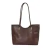 Bolsa Tote Vintage para Mulheres 2026 Novo Modelo Nicho Versátil Fashionável Grande Capacidade Bolsa de Ombro para o Dia a Dia Bolsa de Mão
