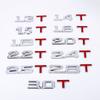 Adequado para adesivos de logotipo de deslocamento de carro 1.6T personalidade adesivos de carro 1.8 adesivos de carro de metal digital 2.0T