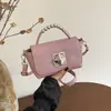 Bolso Hermoso, Fresco y Elegante, Bolso Cuadrado Pequeño de Estilo Coreano Simple para el Trabajo, Bolso Cruzado de Hombro Casual de Aspecto Caro