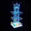 Suporte de Copo de Coquetel Luminoso para Bar KTV Suporte Criativo de Ferro para Taça de Vinho Carregamento Suporte de Copo para Uma Taça