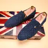 Mocasines Juveniles para Hombre, Zapatos de Piel sin Cordones Puntiagudos, Zapatos de Moda sin Cordones para Hombre, Zapatos Transpirables para Peluquero que Aumentan la Altura