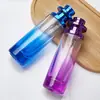 Botella de Perfume Cilíndrica de Vidrio con Gradiente de Color de Alta Calidad, Botella Cosmética Portátil de 30ml, Botella de Spray para Perfume al por Mayor