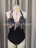 Aliexpress Amazon Maiô Peça Única Cor Sólida Simples Vazado Laço Cintura Alta Bikini Estilo Europeu e Americano Costas Nuas Peça Única