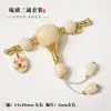 Juego de Tres Vías de Vidrio Cuentas Discípulo DIY Accesorios Culturales Semilla de Pasión Luna Estrella Cuentas Bodhi 108 Suministro al por Mayor