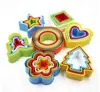 Suministros del Fabricante Moldes de Plástico para Pasteles, Moldes de Galletas de Múltiples Piezas, Herramientas Redondas para Cortar Galletas y Hornear
