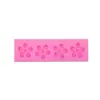 Molde de Azúcar Flip Flor Flor Pastel Decorativo Modelado Molde de Silicona Gota de Chocolate Pegamento Horneado Molde Hecho a Mano