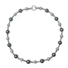 Un collar de perlas de estilo tahidi ni ni multi-uso, cadena de suéter con cuentas para mujer, cadena de suéter de cuentas para mujer, exquisita cadena de suéter de cuentas ligera de lujo versátil