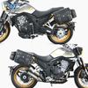 Coche deportivo Wolf adecuado para Kaiyue 500F bolsa lateral bolsa lateral caja lateral retro modificación bolsa para casco impermeable liberación rápida especial