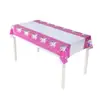 Mantel de Mesa de Unicornio Nuevo Transfronterizo Decoración de Fiesta de Cumpleaños para Niña Mantel de Mesa Peva Desechable Mantel para Arreglo de Primer Cumpleaños
