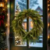 Vendas Diretas de Fábrica Guirlanda de Pinheiro Simulada de Natal Enfeites de Natal Decorações de Porta Luzes Decorativas Cenário de Vitrine Iluminação Ambiente