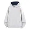 Sudadera con capucha para hombre, nuevo estilo primavera/otoño, estampado de letras estilo americano, jersey casual de peso pesado para adolescentes