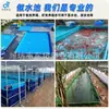 Estanque de Peces de Lona Personalizado, Piscina Plegable de Montaje Exterior Engrosada, Estanque Grande para Cría de Koi, Depósito de Agua de Lona de PVC