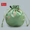10YJGZ Bolsa de Seda Bordada com Cordão para Frutas de Canto Arredondado Bolsa para Joias Bolsa para Relíquias Culturais Bolsa de Noz Bolsa para Contas de Oração Bolsa de Estilo Antigo