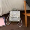Mochila de Moda para Mujer Estilo Coreano 2026, Bolso de Hombro Estilo Universitario, Bolso Cruzado, Versión Coreana Bolso Escolar Fresco