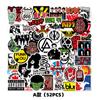 Amazon 50/100 Pegatinas de Vinilo Hip-Hop Punk para Maletas, Guitarra, Pegatinas de Rock