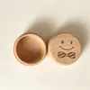 Caja para Dientes de Bebé, Caja de Madera Maciza para Dientes de Leche Infantil, Caja de Almacenamiento de Dientes, Caja de Almacenamiento de Dientes, Cordón Umbilical y Cabello Fetal, Caja de Madera Conmemorativa
