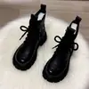 Botas Martin Estilo Britânico Femininas 2026 Moda Outono/Inverno Versátil Plus Veludo Quente Botas de Algodão Solado Grosso Aumentador Antiderrapante Botas Curtas