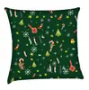 Funda de Almohada Navideña Transfronteriza, Funda de Cojín de Felpa Corta, Funda de Cojín para Sofá con Ambiente Festivo, Decoración del Hogar, Amazon