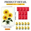 Conjunto de Envelopes para Cartão de Cumprimentos com Ilustração de Flores e Plantas Transfronteiriças Estilo Literário Cerimônia de Aniversário Agradecimento Cartão Universal