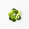 Pegatinas de Flor de Lentejuelas Decorativas para Tela, Accesorios de Cuentas, Bolsos, Zapatos y Sombreros, Cuentas Sueltas, Parches para Ropa, Calcomanías, Hecho a Mano para DIY